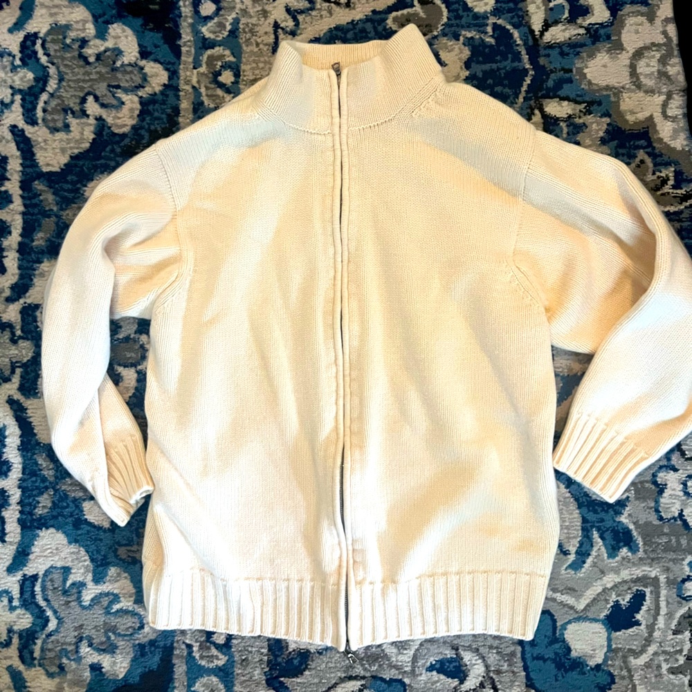 Turnbull and Asser Full-Zip Sweater Cashmere Quiet Luxury